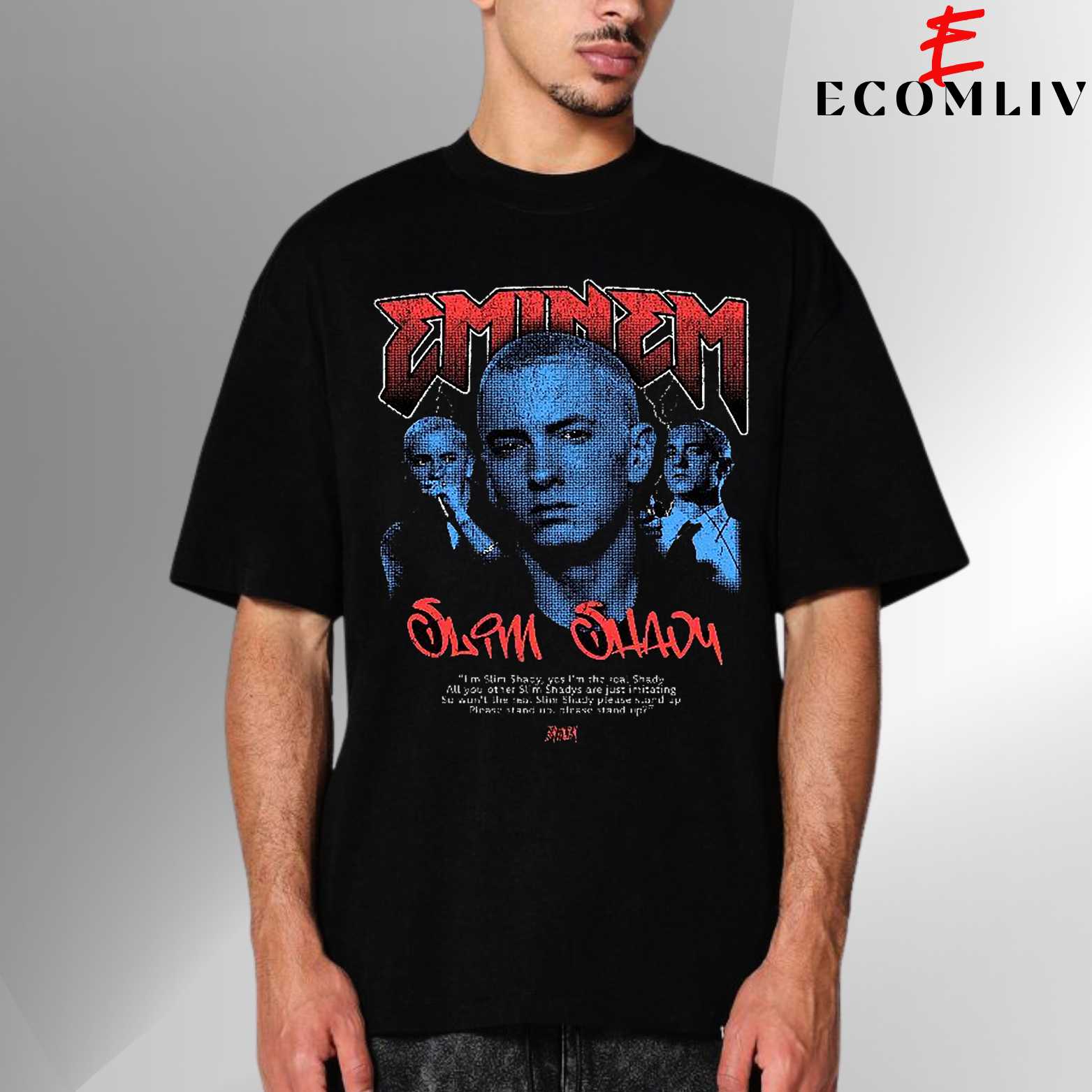 The Slim Shady Lp T Shirt , Unisex Tee, Hip Hop Streetwear Shirt